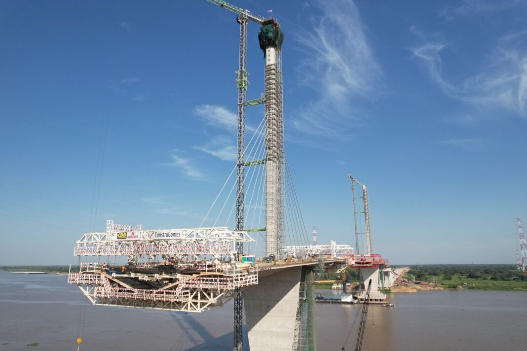 Construcción del Puente Héroes del Chaco marca un hito histórico en la