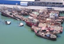 Puerto de Mar del Plata se encuentra ocupado por buques abandonados