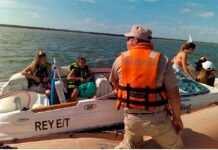 PNA rescató a un hombre tras colisión de dos embarcaciones en zona de corrientes