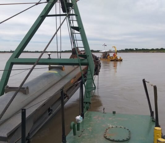 COMIP celebra inicio de dragado en el río Paraná