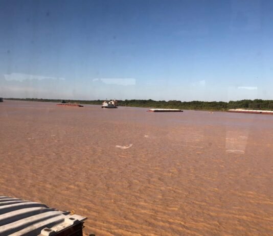 El Bermejo causa estragos en la navegación en el río Paraguay