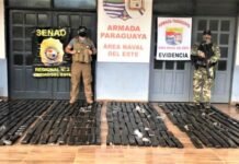Prefectura Naval Paraguaya incauta 300 Kilos de marihuana que se predisponía a ingresar al Brasil