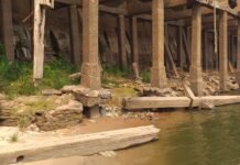 Río Paraguay desciende a 28cm en el Puerto de Asunción y apeligra la continuidad de la navegación Imagen del muelle del Puerto de Asunción