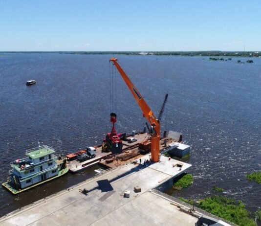 Terminal Portuaria ANNP de Pilar toma importante protagonismo en tiempos de bajante