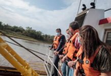 Obra de dragado en Barranqueras, clave para el transporte logístico en el norte argentino