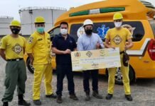 Petrosan realizó donaciónes a bomberos voluntarios de San Antonio