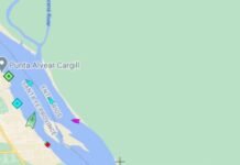 Buque Maltes varado en el río Paraná, interrumpe navegación en el Km 398,3