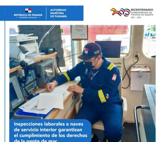 Inspecciones laborales a naves de servicio interior garantizan el cumplimiento de los derechos de la gente de mar