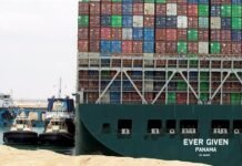 Prohiben al Ever Given dejar el Canal de Suez hasta que pague mil millones en compensación