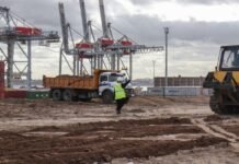 Katoen Natie empezó obras de expansión en el puerto de Montevideo