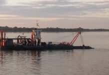 Dragado del río Paraguay alcanza los 65.000 metros cúbicos en varios pasos conflictivos