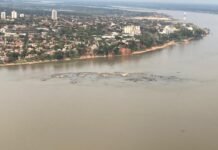 Bajante del río Paraguay podría llegar a los -70cm en el mes de Octubre según previsiones