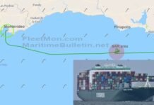 Marinero del Ever Lifting desaparece en aguas del río de la Plata, frente a Uruguay