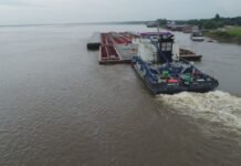 Advierten de riesgos de desabastecimiento de combustible y otros productos debido a la bajante extrema de los ríos