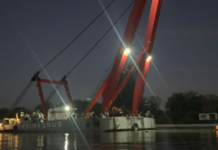 Reflotan remolcador RUA II hundido en el canal de acceso de La Plata