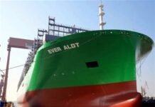 El Ever Alot rompe la barrera de los 24.000 TEU y se corona como nuevo portacontenedores más grande del mundo