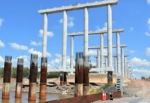 Puente Héroes del Chaco, con más de 45% de avance