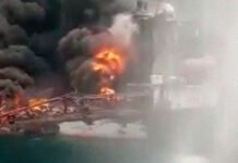 Un buque petrolero explota frente a las costas de Nigeria