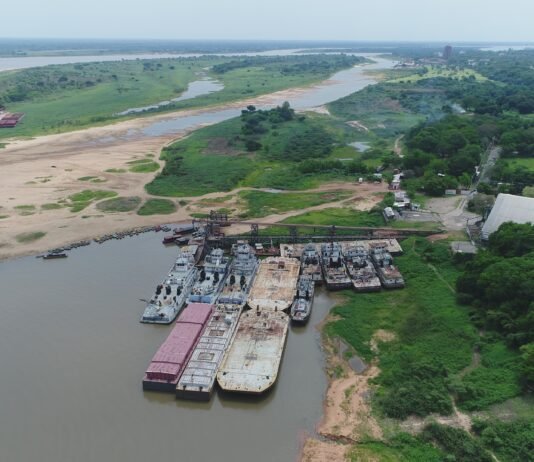 Denuncian en Paraguay presuntas maniobras de entorno vinculado al régimen de Maduro con bienes ya judicializados Sede de fluvialba en Puerto Pabla, Lambaré.