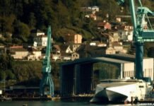 Astillero Metalships lanza a flote el catamarán de lujo «Cóndor Rapide»