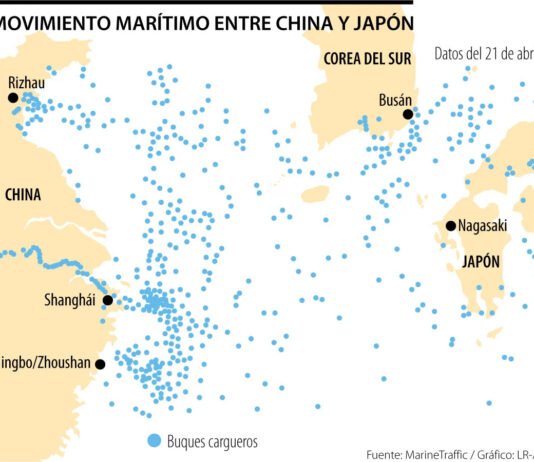 Casi medio millar de barcos quietos en Shanghái ponen en riesgo el comercio global