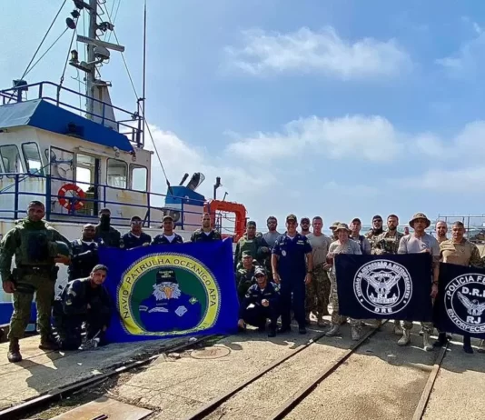 En Brasil, cae embarcación con cocaína y 7 personas quedaron detenidas