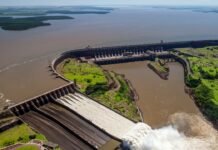 Caudales de los afluentes del embalse de Itaipú sigue por debajo del promedio histórico