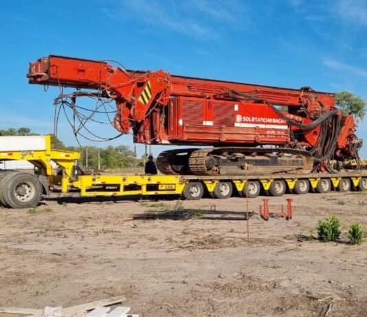 Ya se trabaja en la perforación del primer pilote del puente de la Bioceánica