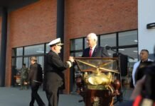 MOPC entrega nueva sede del destacamento naval Héroes del Chaco a la Armada Paraguaya