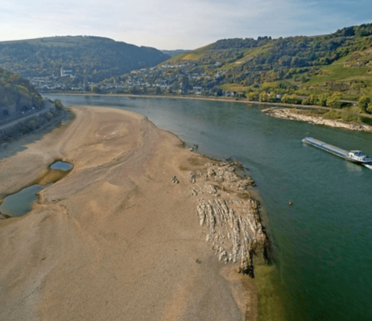 Sequía frena el transporte fluvial en el continente europeo