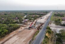 Obras de la Transchaco avanzan casi un 80%