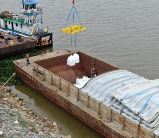 Fertilizantes importados por MS pasan ahora por Porto Murtinho