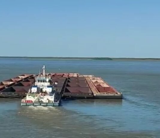Hidrovias Do Brasil supera el récord de toneladas transportadas en la Hidrovia Paraguay-Paraná