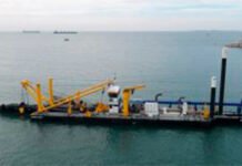 Damen entrega la draga de succión con cortador más grande de la historia de Indonesia