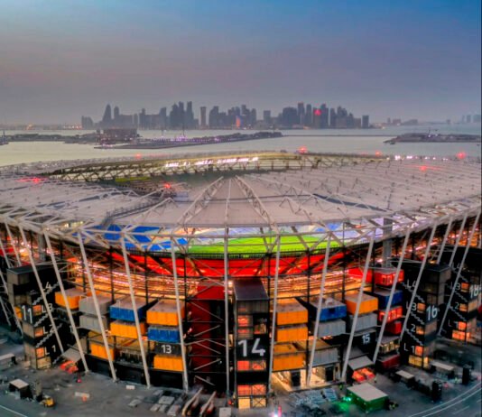 Qatar 2022: cómo es el estadio hecho con containers reciclados