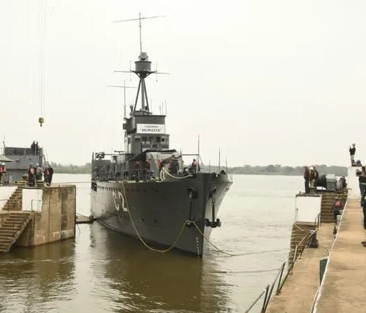Posible hundimiento del Buque Insignia de la Armada Paraguaya, el C2 HUMAITÁ