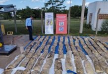 Caen más de 1.600 kilos de Cocaína en contenedores cargados con soja en Big Bag, en el puerto de Caacupemí Pilar