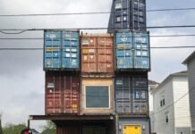 11 contenedores se convierten en hogar de lujo gracias a la creatividad de un nigeriano