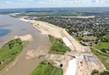 Defensa Costera de Pilar: avanza futura estación de control hídrico mientras llegan más componentes a zona de obras