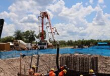 Base estructural del Puente de la Bioceánica va tomando forma