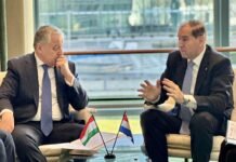 Cancilleres de Paraguay y Tayikistán resaltan manejo sostenible y conservación del agua