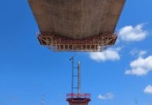 Puente Héroes del Chaco a menos de 100 metros de la unión física