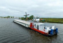El primer remolcador y barcaza de empuje eléctrico de cero emisiones entra en servicio para Cargill