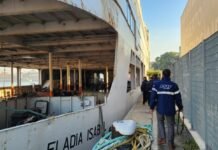 Aduana argentina suspendió las operaciones del barco de Buquebus Eladia Isabel por su “penoso estado”