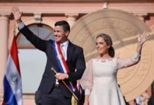 Santiago Peña juró y es el nuevo presidente del Paraguay hasta el 2028