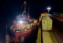 El Buque Paraguayo «ASUNCIÓN B» encalló en el Km. 914 del Río Paraná y se libero luego de cinco días