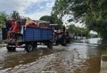 Yacyretá continúa asistencia a familias afectadas por crecida