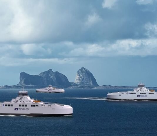 Una compañía Noruega gana contrato para navegar con buques exclusivamente híbridos