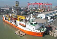 Moderno buque chino de perforación comienza viaje inaugural