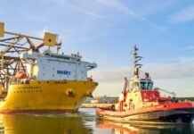 Argentina: Buque de BigLift Shipping traslada plataforma para proyecto de extracción de gas en Tierra del Fuego